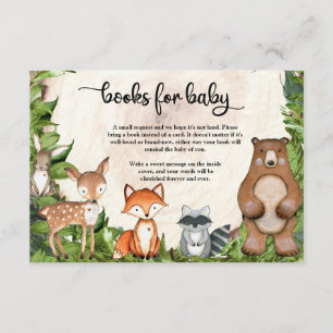 Waldtiere Grünkreide Waldzwiebeln Begleitkarte