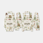 Waldtiere Grünpflanzen Babydusche Geschenkschachtel (Ungefaltet)