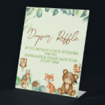 Waldtiere Grünpflanzen Eukalyptus Diaper Raffle Sockelschild<br><div class="desc">In meiner Kollektion oder in anderen modernen Themen zum Thema Babydusche und Geburtstag findest du das passende Angebot in meinem Shop. Wenn Sie nach etwas ungewöhnlichem suchen,  können Sie uns einfach eine Nachricht schicken</div>