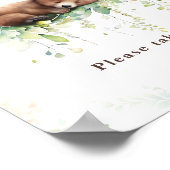 Waldtiere Grünpflanzen Kinderdusche Favoriten Poster (Ecke)