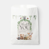 Waldtiere Grünpflanzen Mushroom Kinderdusche Geschenktütchen (Vorderseite)