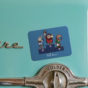 Waldtiere Gut Gemacht Geschenk Podest Kunstwerk Magnet