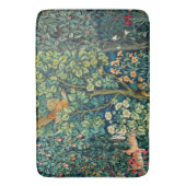 WALDTIERE Hares, Pheasant Bird, grüne Blüte Badematte (Vorderseite Vertikal)