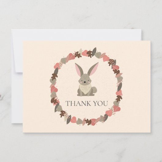 Waldtiere Hase Danke (Vorderseite)