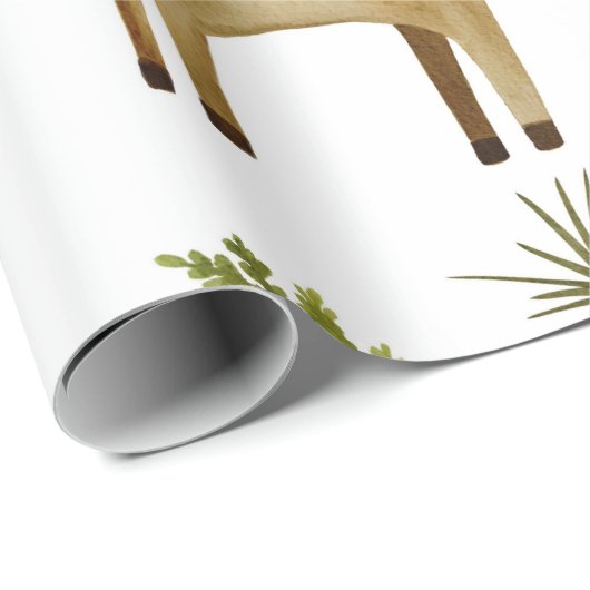 Waldtiere Hirsche Geschenkpapier (Rolleneckpunkt)