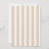 Waldtiere Hirsche Rustikale Waldtiere Kinder Einladung (Rückseite)