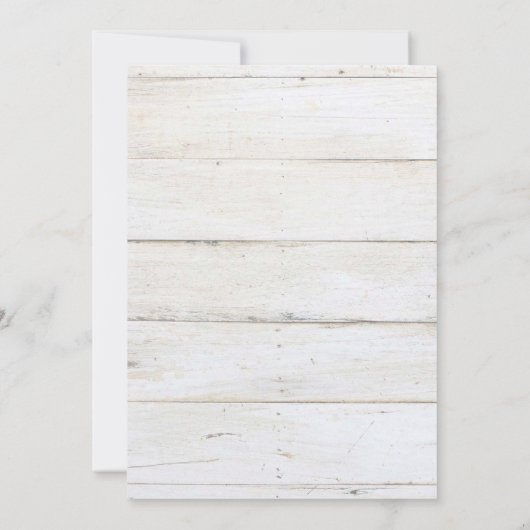 Waldtiere, Holzgewebe, Woodland Babydusche Einladung (Rückseite)