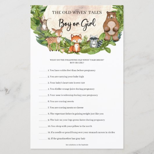 Waldtiere Holzholz Holzkotelett Rattern Junge oder (Vorderseite)