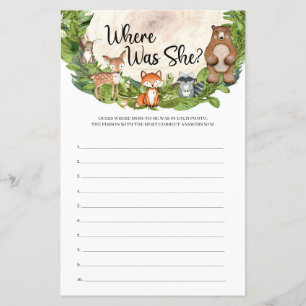 Waldtiere Holzschnitzel grün, wo sie war