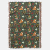 Waldtiere im Herbst grün Decke (Vorderseite Vertikal)