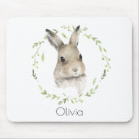 Waldtiere im Wald Bunny Name Wasserfarbe