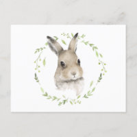 Waldtiere im Wald Bunny Name Wasserfarbe