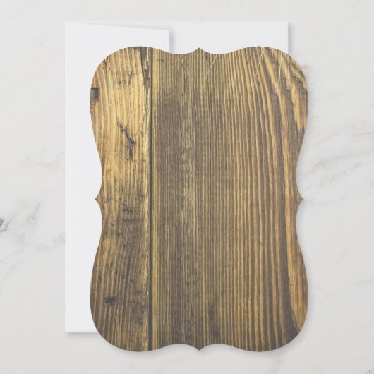 Waldtiere im Wald Erster Geburtstag Einladung (Rückseite)