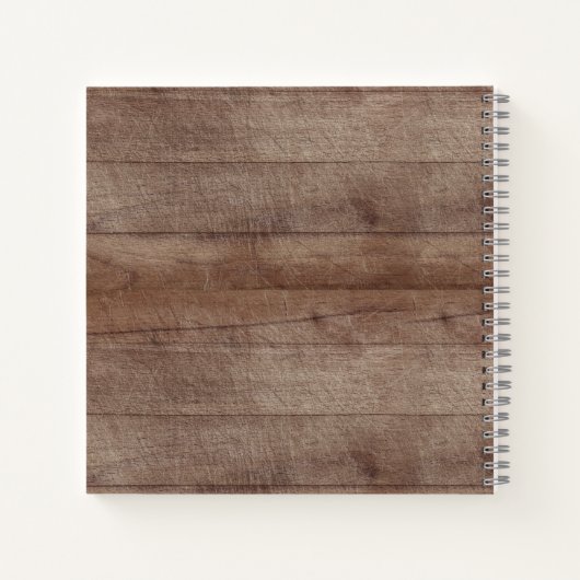 Waldtiere im Wald erstes Jahr Notizblock (Rückseite)