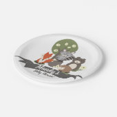 Waldtiere im Waldgebiet Pappteller (Schrägansicht)