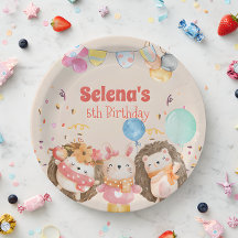 Waldtiere in Aquarellen