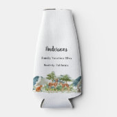 Waldtiere in Familienurlaub Flaschenkühler (Vorderseite)