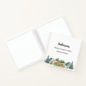 Waldtiere in Familienurlaub Notizblock (Innenseite)