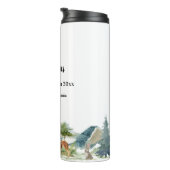 Waldtiere in Familienurlaub Thermosbecher (Nach rechts gedreht)