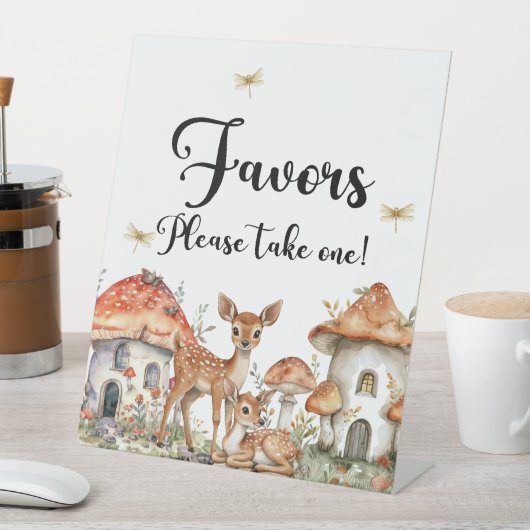 Waldtiere in Wäldern Sockelschild (In Situ)