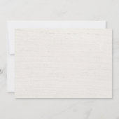 Waldtiere Junge Geburtstags-Foto Einladung (Rückseite)