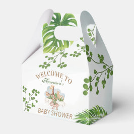 Waldtiere Jungle Greenery Geschenkschachtel