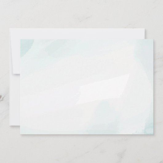 Waldtiere Jungle Greenery Kinderdusche Dankeskarte (Rückseite)