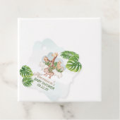 Waldtiere Jungle Greenery Kinderdusche Geschenkanhänger (Beispiel)