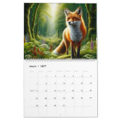 Waldtiere  kalender (Mär 2027)