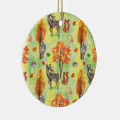 Waldtiere Keramik Ornament (Rechts)