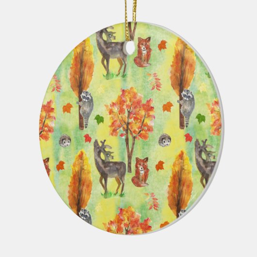 Waldtiere Keramik Ornament (Links)