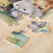 Waldtiere Kinder Personalisiert Puzzle (Seite)