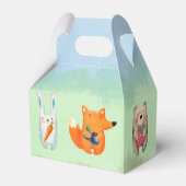 Waldtiere Kinderdusche Geschenkschachtel (Rückseite)