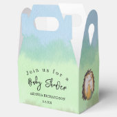 Waldtiere Kinderdusche Geschenkschachtel (Geöffnet)