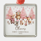 Waldtiere Kindermädchen Keepake Ornament (Vorne)