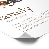 Waldtiere Kinderzimmer Familienposter Poster (Ecke)