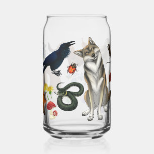 Waldtiere können Glas