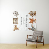 Waldtiere Landtiere Reisen Kinderdusche Wandteppich (Beispiel (Horizontal))