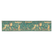 Waldtiere, Lion Fox, Hare William Morris Kurzer Tischläufer (Horizontal)