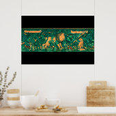 Waldtiere, Löwen, W.Morris Digitale Ausarbeitung Poster (Küche)