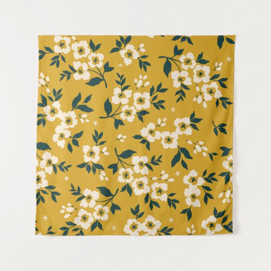 Waldtiere, Masken, Virusmuster. Wandteppich (Vorderseite (Horizontal))