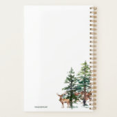 Waldtiere Mason Jar Country Floral Planer (Rückseite)