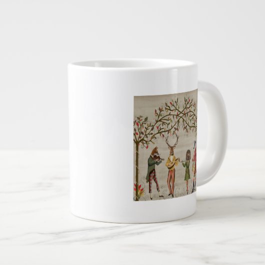 Waldtiere Minstrel Group Jumbo-Tasse (Vorderseite Rechts)