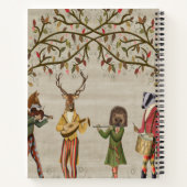 Waldtiere Minstrel Group Notizblock (Rückseite)