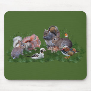 Waldtiere Mousemat Mousepad