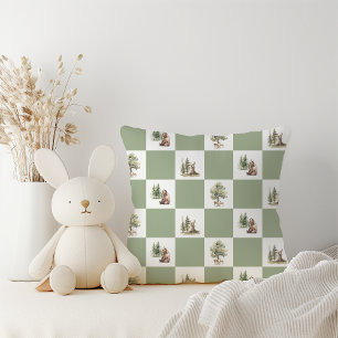 Waldtiere Muster Baby Shower Kissen
