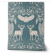 Waldtiere Mythologie Grün Blau Wallpaper