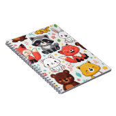 Waldtiere nahtlos notizblock (Rechte Seite)