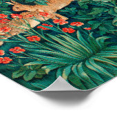 Waldtiere, nicht, W.Morris digitale Ausarbeitung Poster (Ecke)