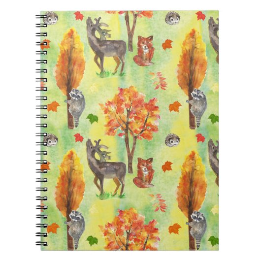 Waldtiere Notizblock (Vorderseite)